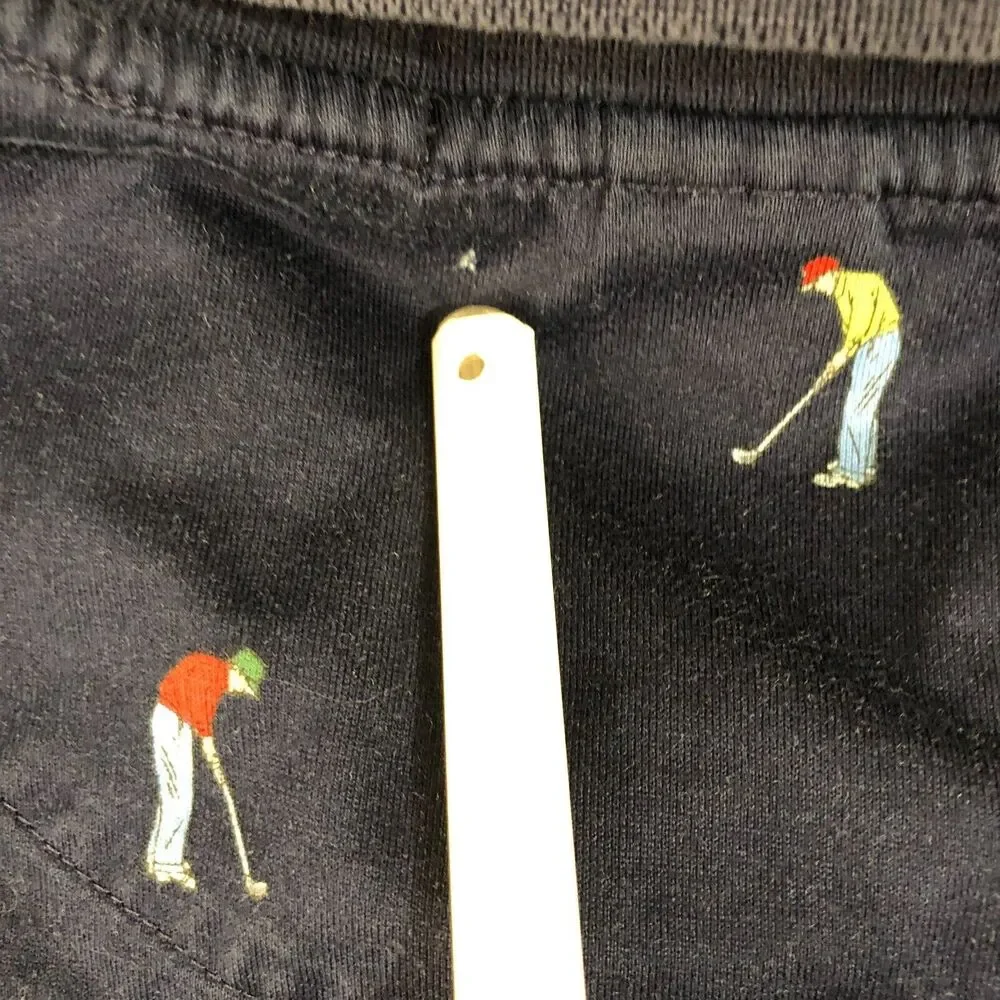 Polo Golf Ralph Lauren Shirt Mens Large Polo‎ Blue Allover Graphic Dadcore Slit